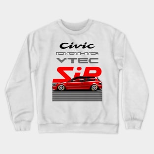 Civic Estilo SR3 EG6 - PAPAYA STREETART Crewneck Sweatshirt